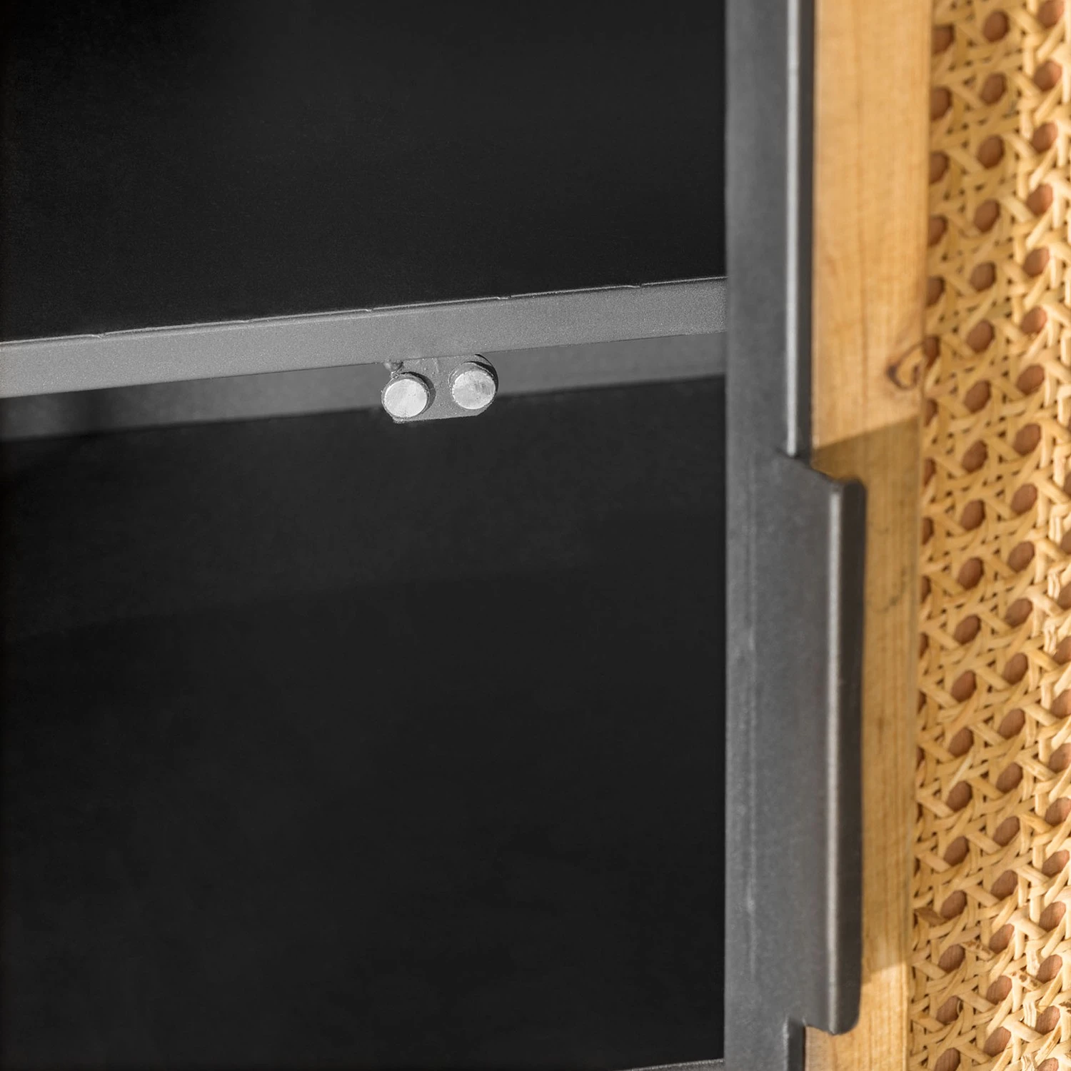 Red Living TV-Lowboard Kisumu - Wiener Geflecht / Eisen - Braun / Schwarz 12 Red Living TV-Lowboard Kisumu - Wiener Geflecht / Eisen - Braun / Schwarz – Bild 12