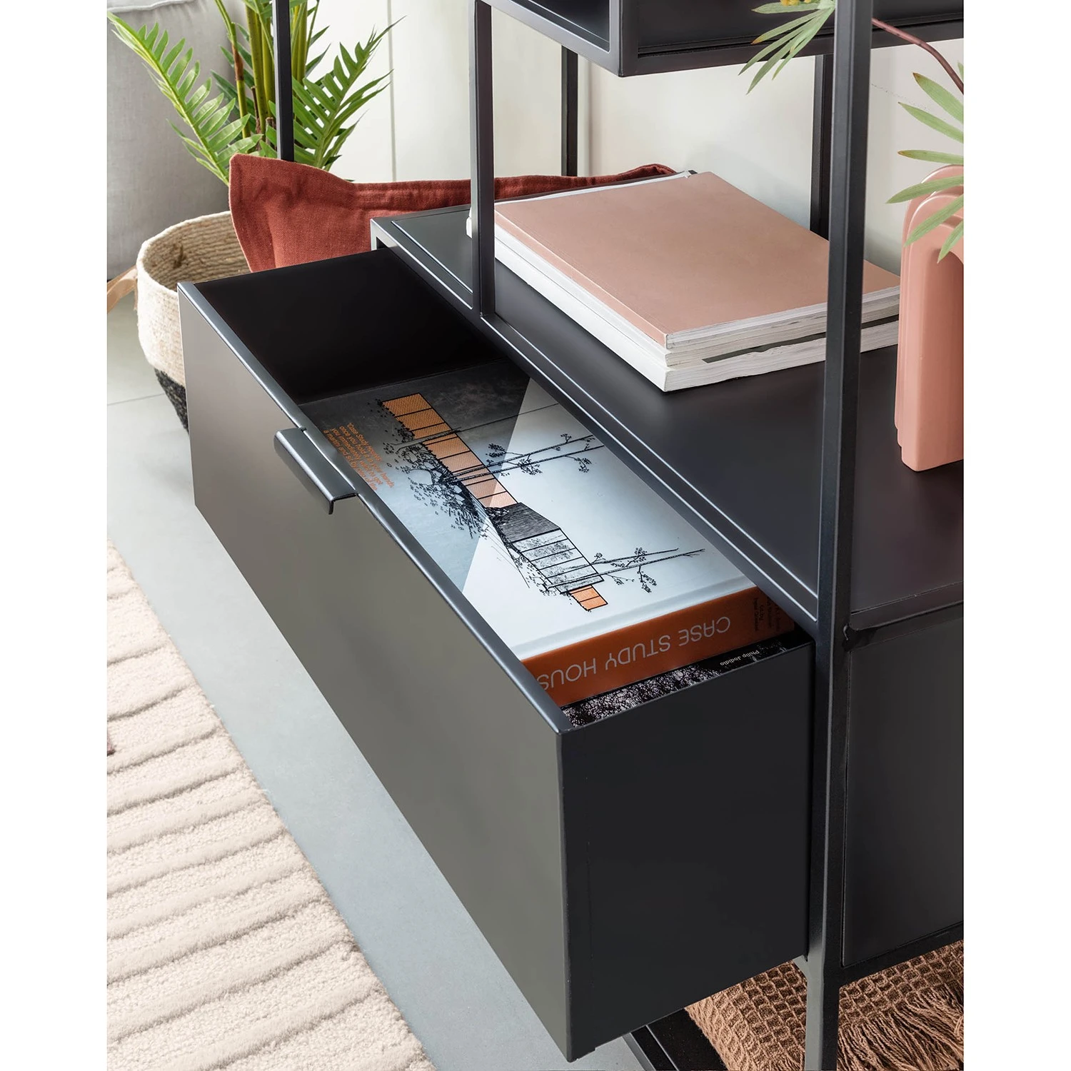 Loftscape Regal Blackrod - Metall - Schwarz 11 Loftscape Regal Blackrod - Metall - Schwarz – Bild 11