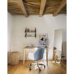 Red Living Wandregal Nakuru - Buche massiv / Echtleder - Buche / Schwarz -Wohnzimmermöbel boutique en ligne 1000363967 220714 021 MOOD DETAILS P000000001000363967 mood