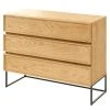 Red Living Kommode Tabora I - Echtholzfurnier - Eiche