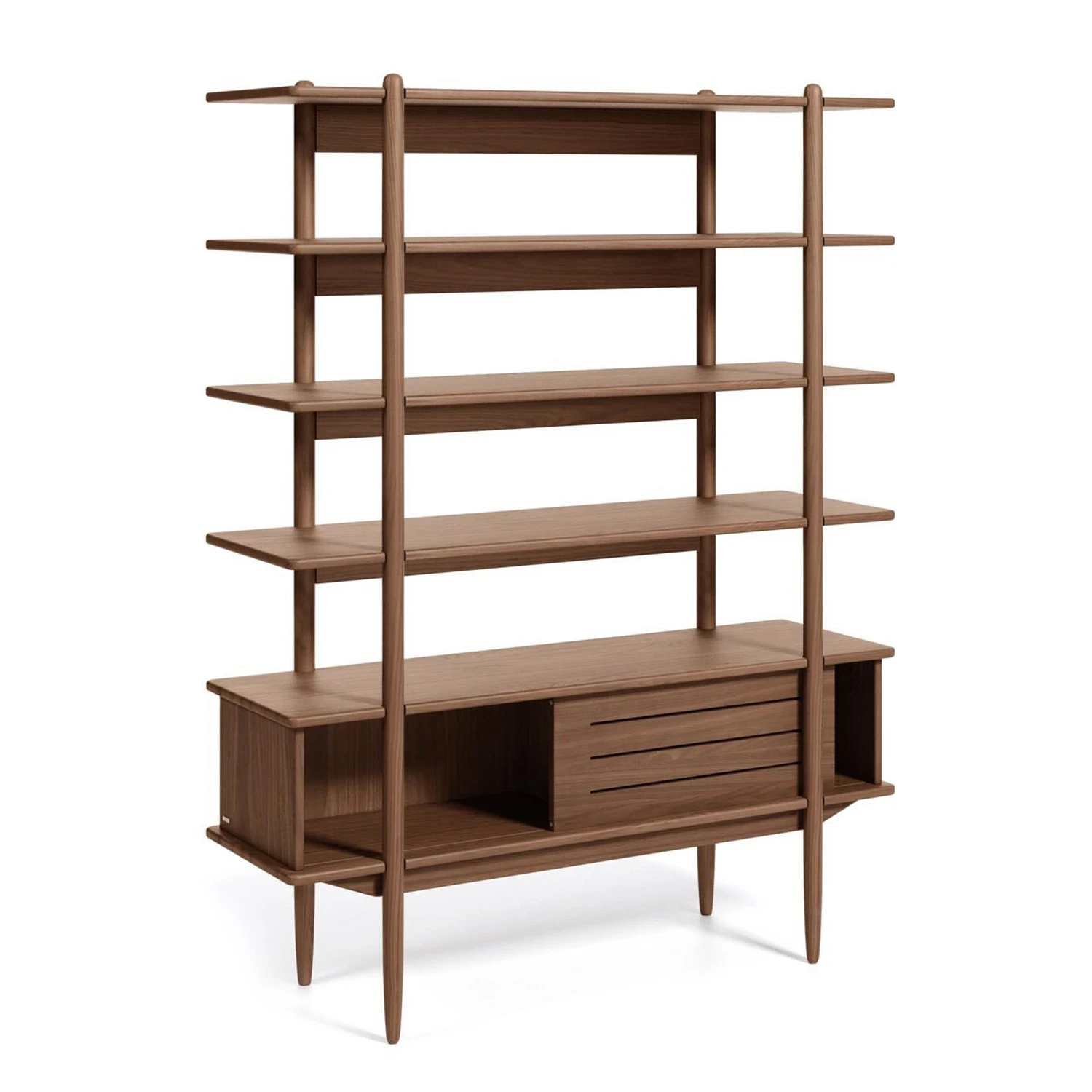 Naturoo Regal Chipata - Walnuss teilmassiv 6 Naturoo Regal Chipata - Walnuss teilmassiv – Bild 6