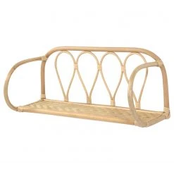 Naturoo Wandregal Mansa - Bambus / Rattan - Natur