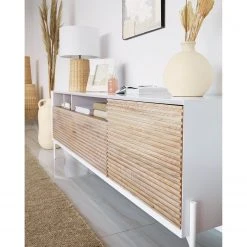 Norrwood TV-Lowboard Maredale II - Esche teilmassiv - Weiß / Esche -Wohnzimmermöbel boutique en ligne 1000363980 220714 022 MOOD DETAILS P000000001000363980 mood