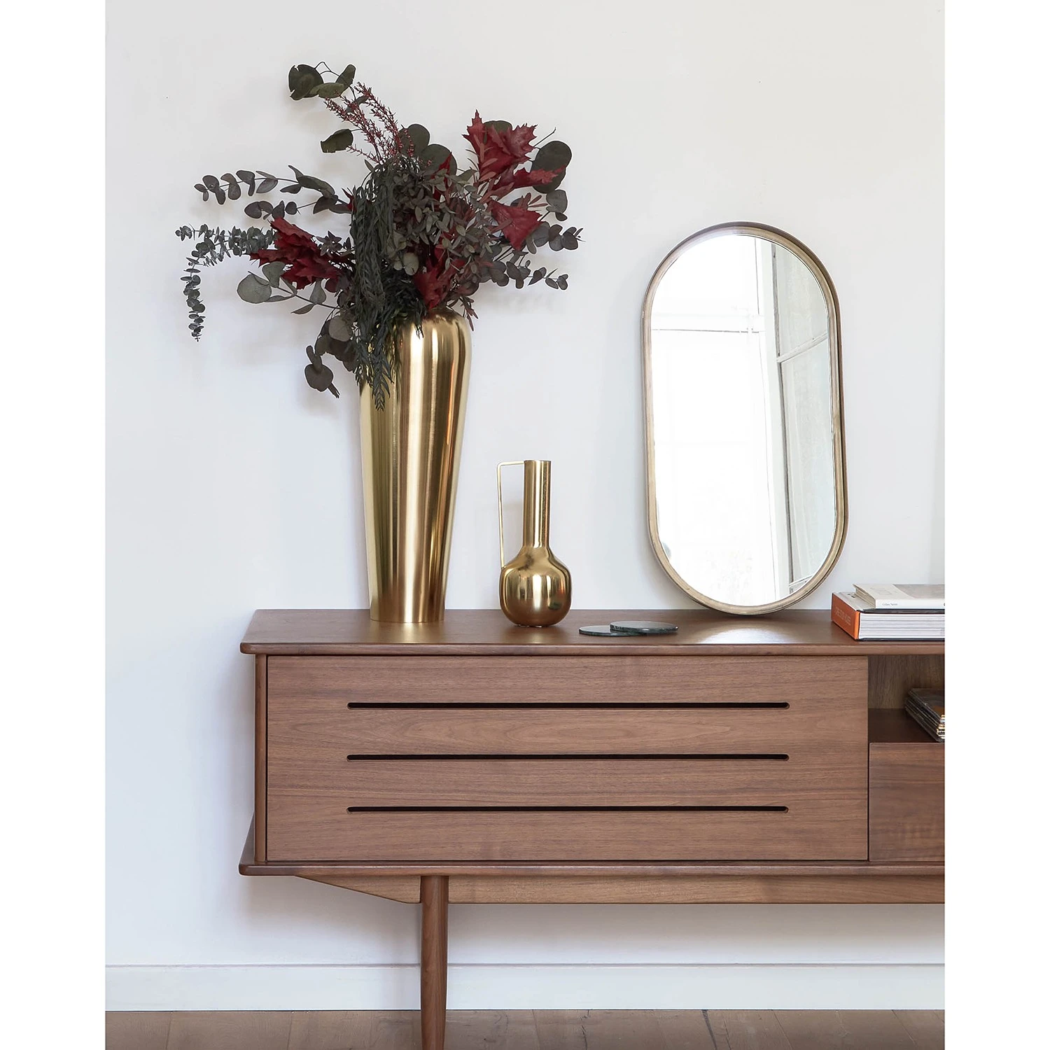 Naturoo TV-Lowboard Chipata - Walnuss teilmassiv 6 Naturoo TV-Lowboard Chipata - Walnuss teilmassiv – Bild 6