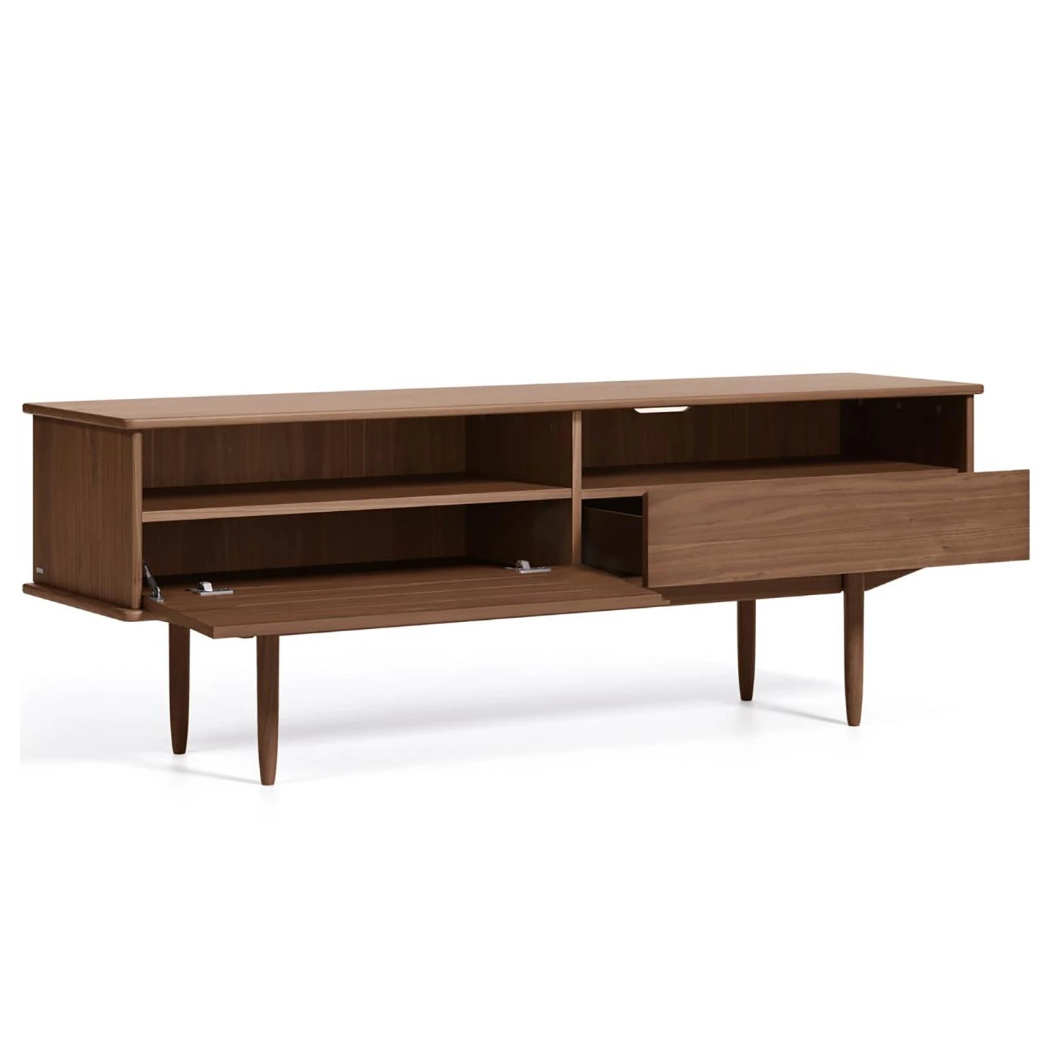 Naturoo TV-Lowboard Chipata - Walnuss teilmassiv 7 Naturoo TV-Lowboard Chipata - Walnuss teilmassiv – Bild 7