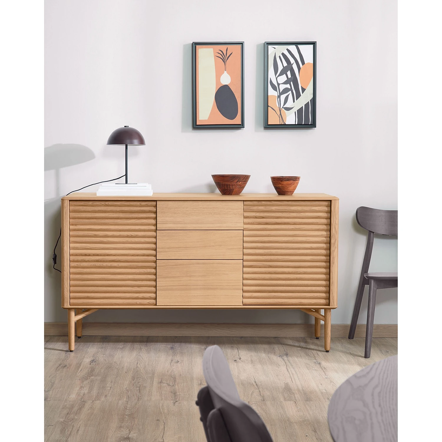 Naturoo Sideboard Lioma - Eiche teilmassiv 2 Naturoo Sideboard Lioma - Eiche teilmassiv – Bild 2