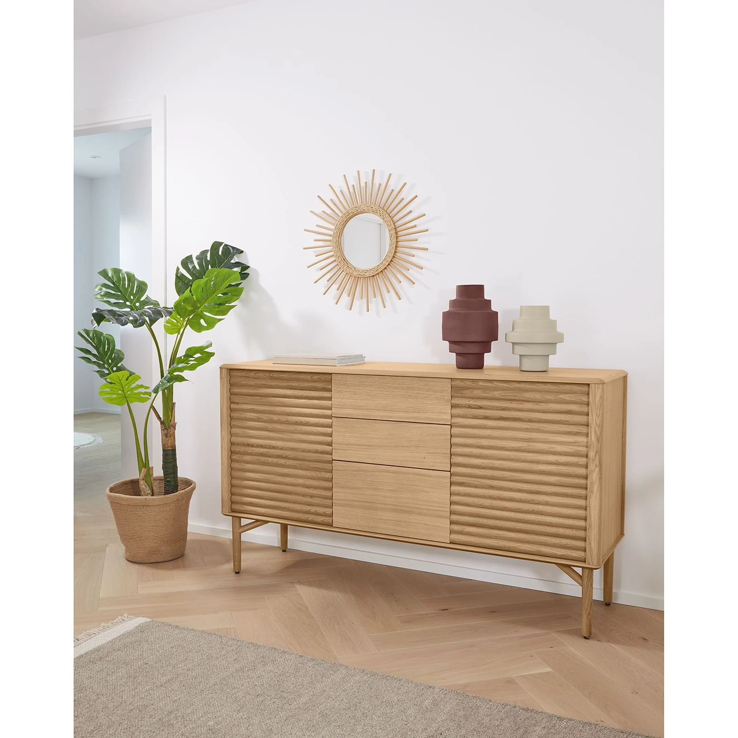 Naturoo Sideboard Lioma - Eiche teilmassiv 3 Naturoo Sideboard Lioma - Eiche teilmassiv – Bild 3