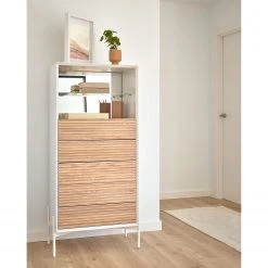 Norrwood Higboard Maredale - Esche teilmassiv - Weiß / Esche 11 Norrwood Higboard Maredale - Esche teilmassiv - Weiß / Esche -Wohnzimmermöbel boutique en ligne 1000363992 220714 021 MOOD DETAILS P000000001000363992 mood