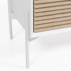 Norrwood Higboard Maredale - Esche teilmassiv - Weiß / Esche 15 Norrwood Higboard Maredale - Esche teilmassiv - Weiß / Esche -Wohnzimmermöbel boutique en ligne 1000363992 220714 040 DETAILS P000000001000363992