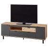 Fashion For Home TV-Lowboard Leox - Graphit / Eiche Artisan Dekor