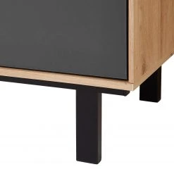 Fashion For Home Sideboard Leox - Inkl. Beleuchtung - Graphit / Eiche Artisan Dekor -Wohnzimmermöbel boutique en ligne 1000364263 220719 050 DETAILS P000000001000364263