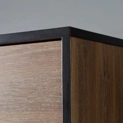 Red Living Highboard Trylith - Eiche Rustikal Dekor / Schwarz -Wohnzimmermöbel boutique en ligne 1000364610 220719 045 DETAILS P000000001000364610