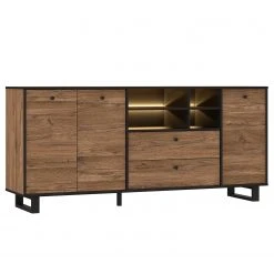 Red Living Sideboard Trylith I - Eiche Rustikal Dekor / Schwarz 23 Red Living Sideboard Trylith I - Eiche Rustikal Dekor / Schwarz -Wohnzimmermöbel boutique en ligne 1000364622 220719 050 DETAILS P000000001000364622