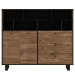 Red Living Sideboard Trylith II - Eiche Rustikal Dekor / Schwarz 17 Red Living Sideboard Trylith II - Eiche Rustikal Dekor / Schwarz -Wohnzimmermöbel boutique en ligne 1000364623 220719 030 DETAILS P000000001000364623