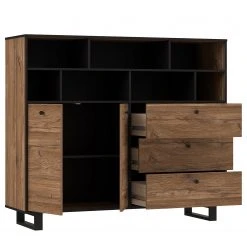 Red Living Sideboard Trylith II - Eiche Rustikal Dekor / Schwarz 19 Red Living Sideboard Trylith II - Eiche Rustikal Dekor / Schwarz -Wohnzimmermöbel boutique en ligne 1000364623 220719 040 DETAILS P000000001000364623