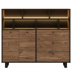 Red Living Sideboard Trylith II - Eiche Rustikal Dekor / Schwarz 20 Red Living Sideboard Trylith II - Eiche Rustikal Dekor / Schwarz -Wohnzimmermöbel boutique en ligne 1000364623 220719 045 DETAILS P000000001000364623