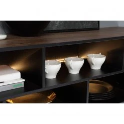 Red Living Sideboard Trylith II - Eiche Rustikal Dekor / Schwarz 22 Red Living Sideboard Trylith II - Eiche Rustikal Dekor / Schwarz -Wohnzimmermöbel boutique en ligne 1000364623 220719 060 DETAILS P000000001000364623