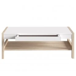 Loftscape Couchtisch Thurles - Eiche Sonoma Dekor / Weiß -Wohnzimmermöbel boutique en ligne 1000364867 220722 032 DETAILS P000000001000364867