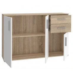 Loftscape Kommode Kiltealy III - Weiß / Eiche Sonoma Dekor 10 Loftscape Kommode Kiltealy III - Weiß / Eiche Sonoma Dekor -Wohnzimmermöbel boutique en ligne 1000364879 220722 031 DETAILS P000000001000364879