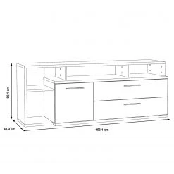 Red Living TV-Lowboard Jördis - Altholz Dekor -Wohnzimmermöbel boutique en ligne 1000364885 220722 500 SKETCH DETAILS P000000001000364885 sketch