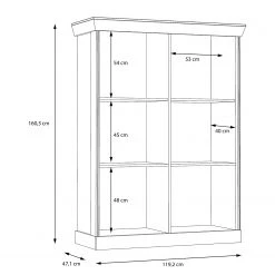 Ridgevalley Vitrinenschrank Boolamore I - Kiefer Weiß Dekor 13 Ridgevalley Vitrinenschrank Boolamore I - Kiefer Weiß Dekor -Wohnzimmermöbel boutique en ligne 1000364886 220722 501 SKETCH DETAILS P000000001000364886 sketch