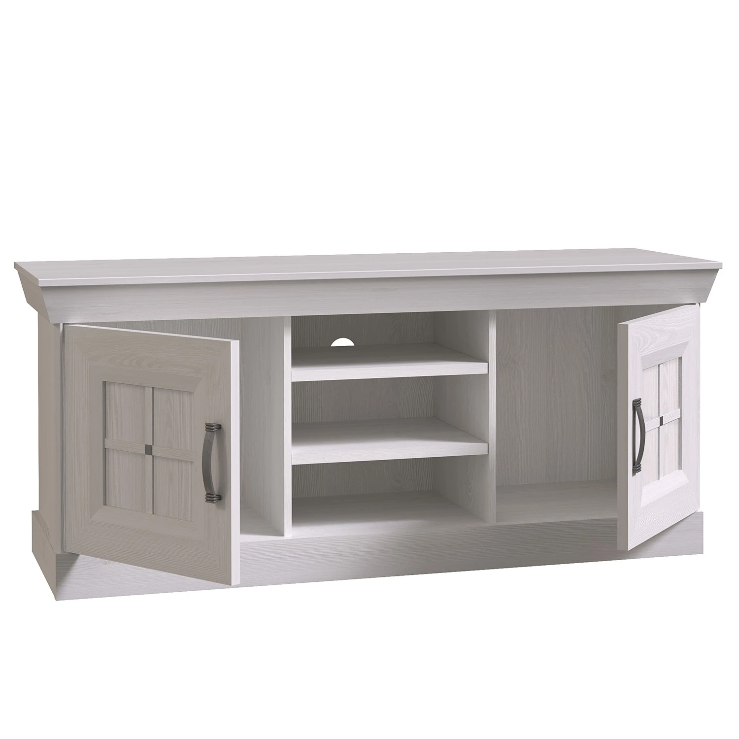 Ridgevalley TV-Lowboard Boolamore - Kiefer Weiß Dekor 4 Ridgevalley TV-Lowboard Boolamore - Kiefer Weiß Dekor – Bild 4