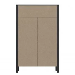 Red Living Kommode Kasala III - Eiche Riviera Dekor / Schwarz -Wohnzimmermöbel boutique en ligne 1000364907 220722 032 DETAILS P000000001000364907