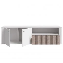 Loftscape TV-Lowboard Millquarter - Weiß / Eiche Hell Dekor -Wohnzimmermöbel boutique en ligne 1000364908 220722 032 DETAILS P000000001000364908