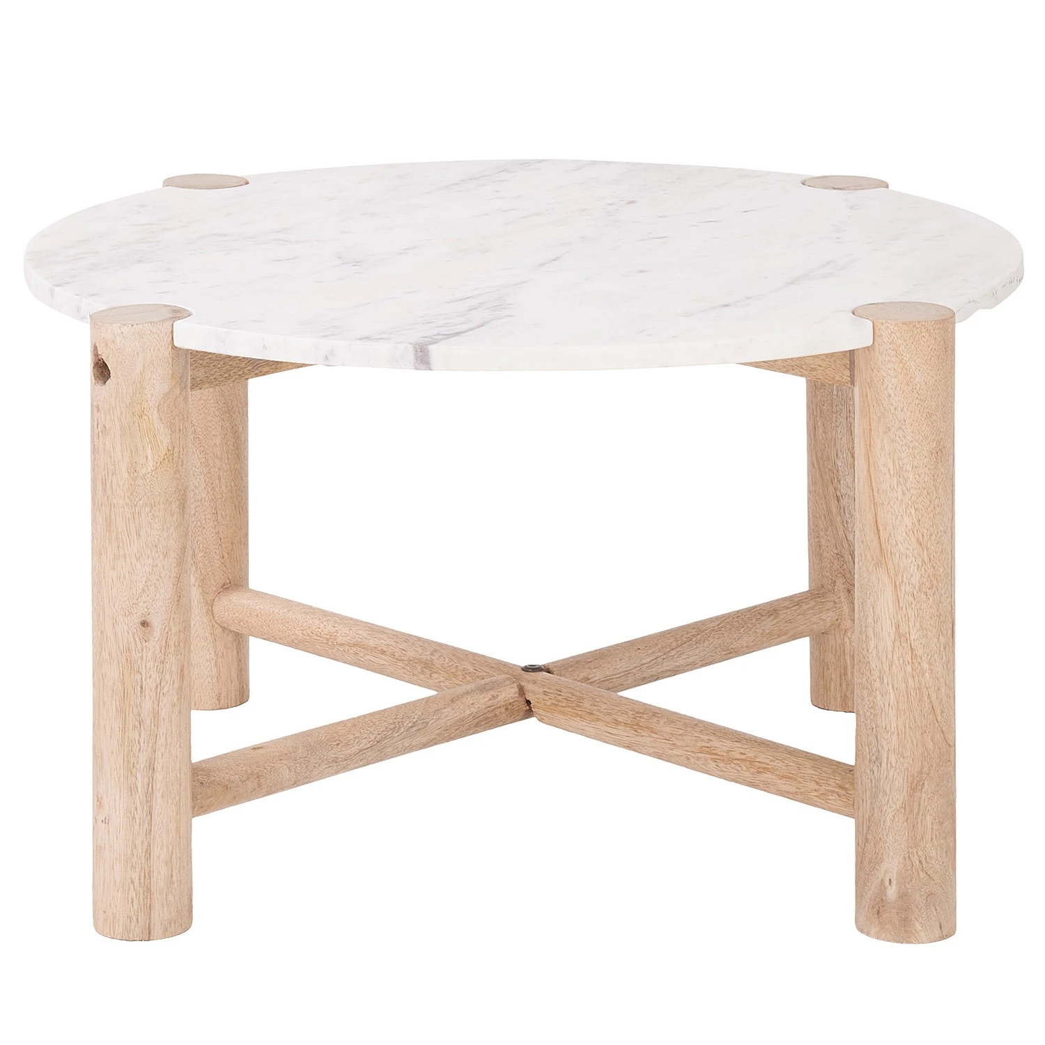 Butlers Beistelltisch MARVELOUS - Marmor / Mangoholz massiv - Natur / Weiß 4 Butlers Beistelltisch MARVELOUS - Marmor / Mangoholz massiv - Natur / Weiß – Bild 4