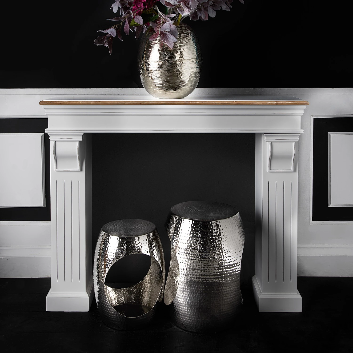 Butlers Kaminumrandung MASTERPIECE - Paulownia - Transparent 3 Butlers Kaminumrandung MASTERPIECE - Paulownia - Transparent – Bild 3