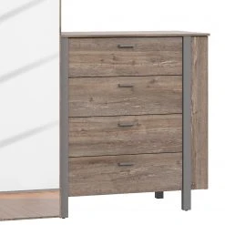 Loftscape Kommode Samtoge II - Amberg Eiche Dekor / Uni Wolfram Grau -Wohnzimmermöbel boutique en ligne 1000365833 220909 061 DETAILS P000000001000365833