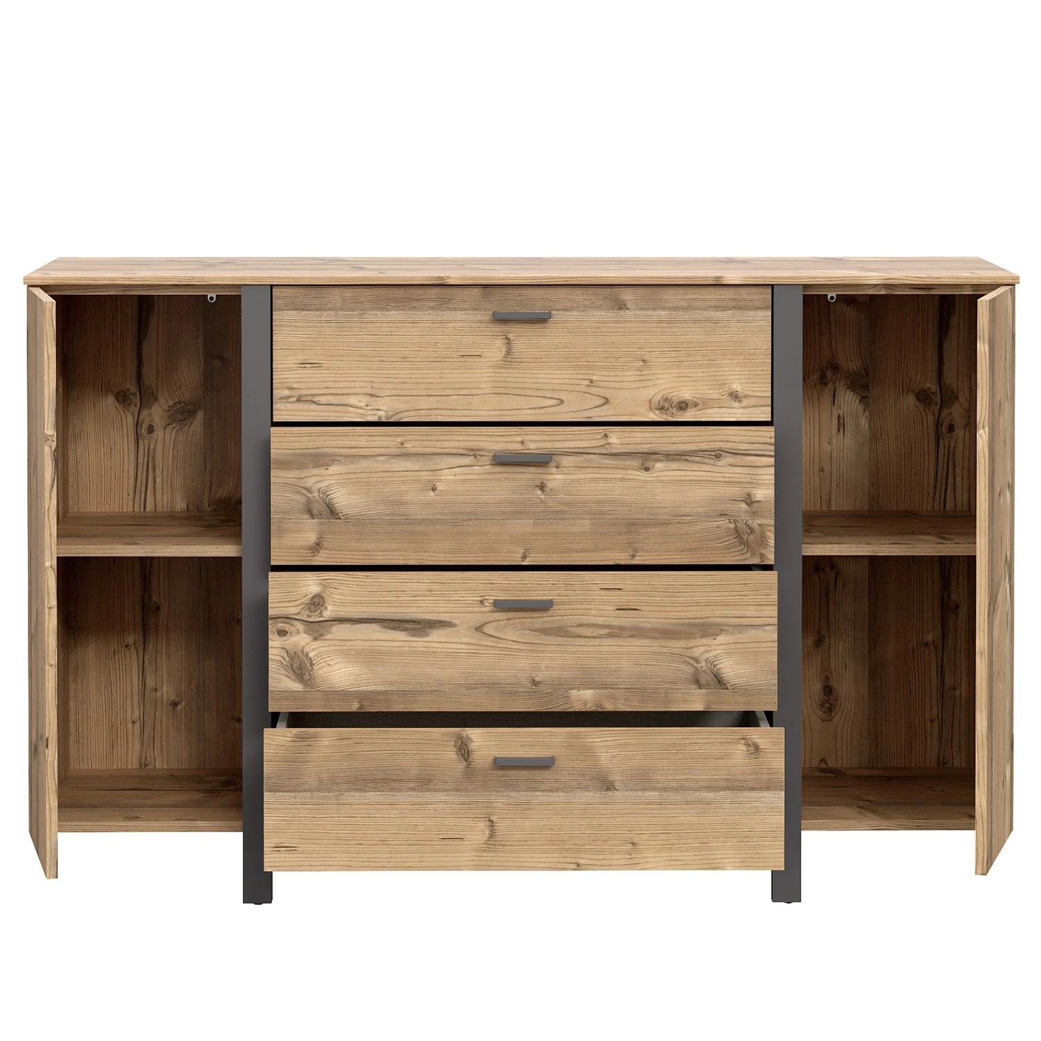 Loftscape Kommode Samtoge I - Bramberg Fichte Dekor / Uni Wolfram Dekor 5 Loftscape Kommode Samtoge I - Bramberg Fichte Dekor / Uni Wolfram Dekor – Bild 5