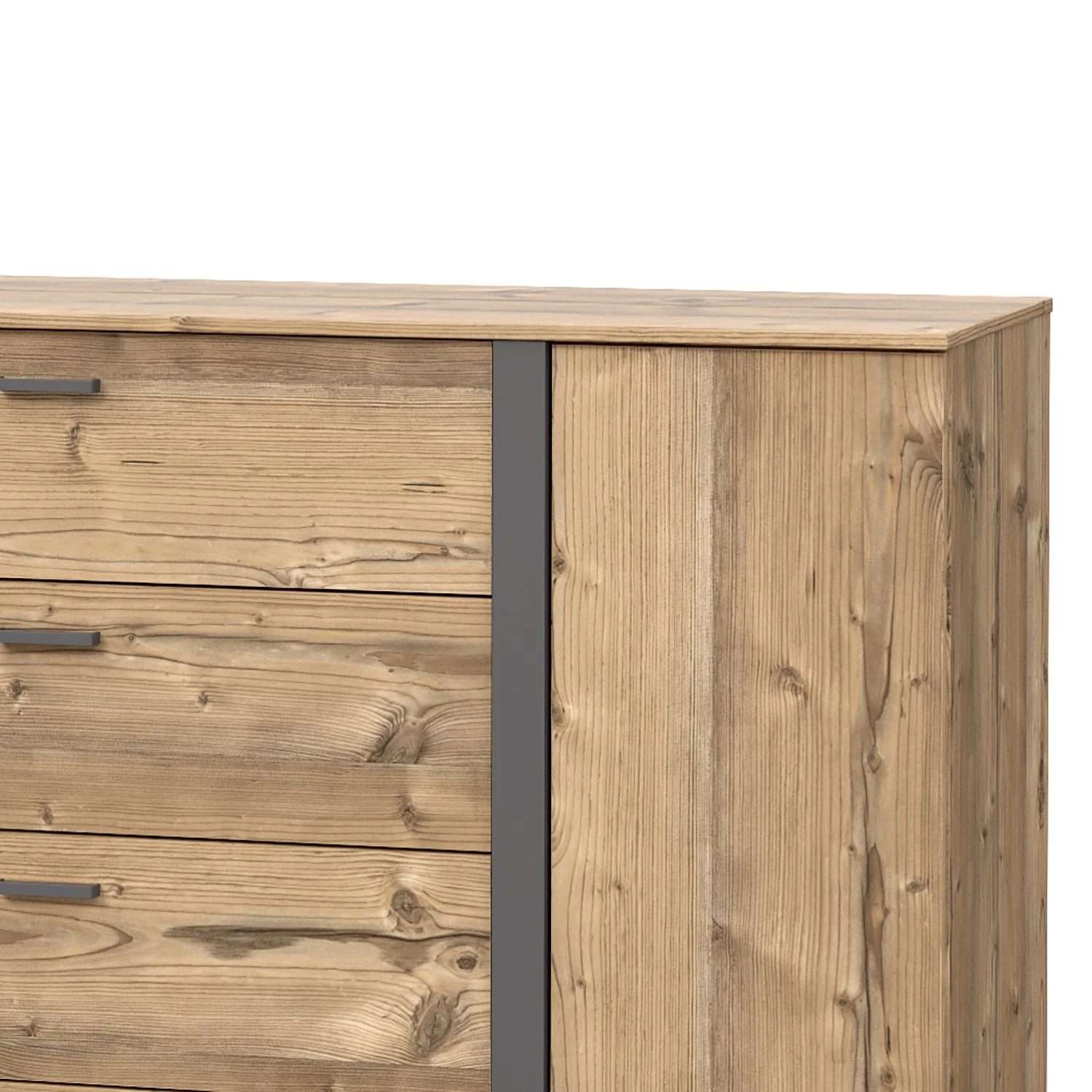 Loftscape Kommode Samtoge I - Bramberg Fichte Dekor / Uni Wolfram Dekor 6 Loftscape Kommode Samtoge I - Bramberg Fichte Dekor / Uni Wolfram Dekor – Bild 6
