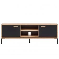 Schildmeyer TV-Lowboard Looks - Schwarz / Eiche Dekor 6 Schildmeyer TV-Lowboard Looks - Schwarz / Eiche Dekor -Wohnzimmermöbel boutique en ligne 1000366040 220809 030 DETAILS P000000001000366040