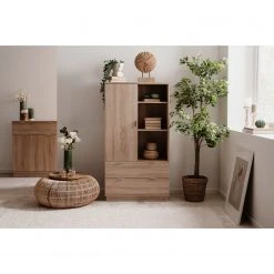 Loftscape Highboard Alcester - Eiche Sonoma Dekor -Wohnzimmermöbel boutique en ligne 1000366176 220816 021 MOOD DETAILS P000000001000366176 mood