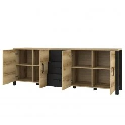 Red Living Sideboard Velleron III - Eiche Dekor -Wohnzimmermöbel boutique en ligne 1000366553 220823 030 DETAILS P000000001000366553