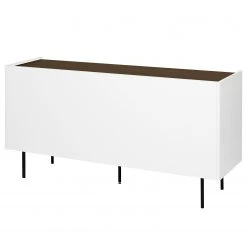 Temahome Sideboard Radio - Echtholzfurnier - Weiß / Walnuss -Wohnzimmermöbel boutique en ligne 1000366697 220906 050 DETAILS P000000001000366697