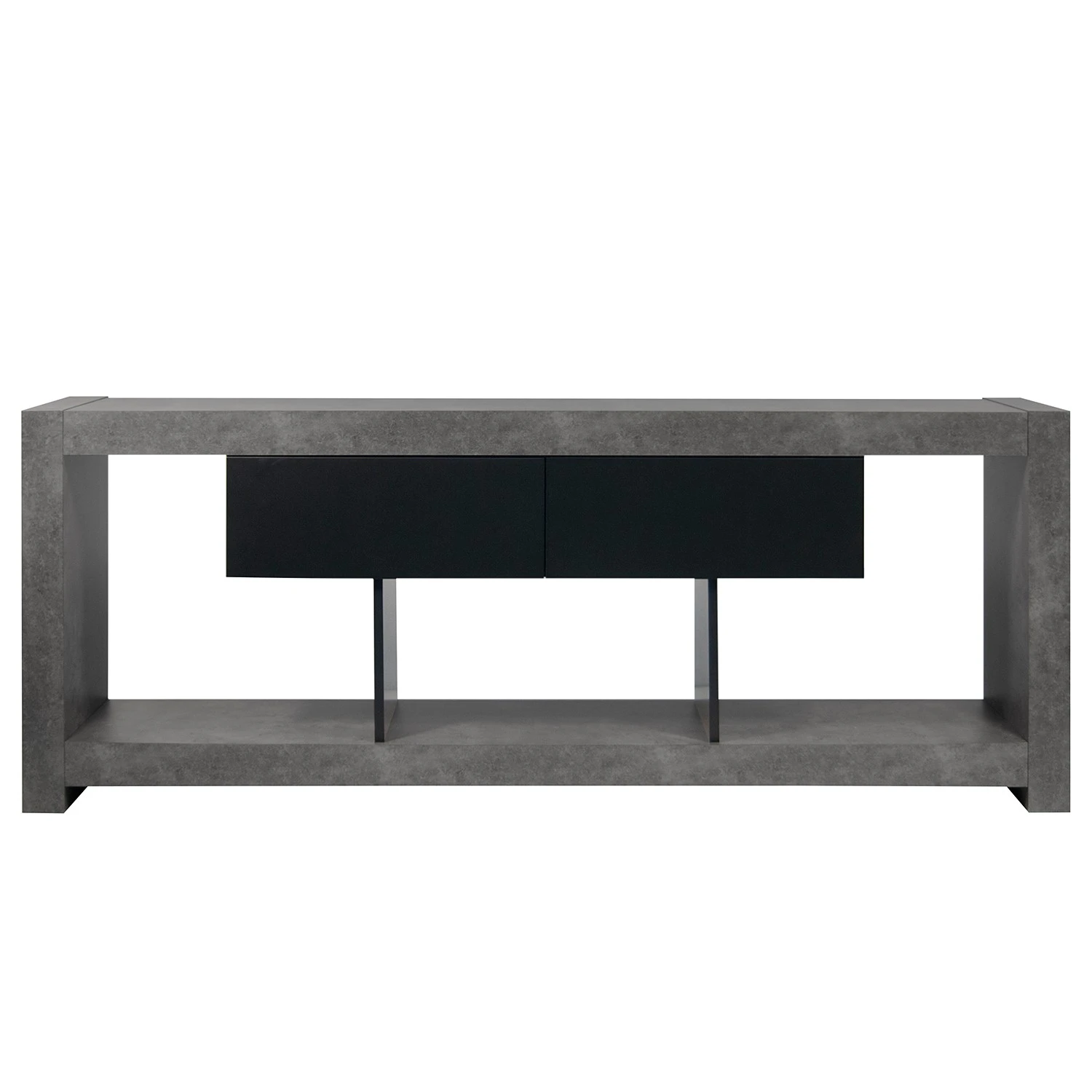 Temahome TV-Lowboard Nara - Beton Dekor / Schwarz 10 Temahome TV-Lowboard Nara - Beton Dekor / Schwarz – Bild 10