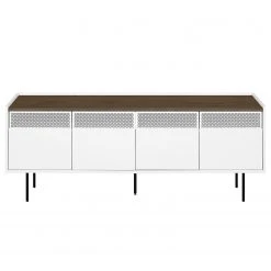 Temahome TV-Lowboard Radio - Echtholzfurnier - Weiß / Walnuss -Wohnzimmermöbel boutique en ligne 1000366713 220906 040 DETAILS P000000001000366713