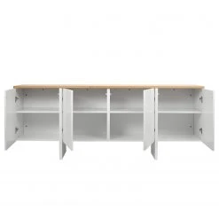 Temahome Sideboard Edge - Echtholzfurnier - / Weiß / Eiche -Wohnzimmermöbel boutique en ligne 1000366714 220906 030 DETAILS P000000001000366714