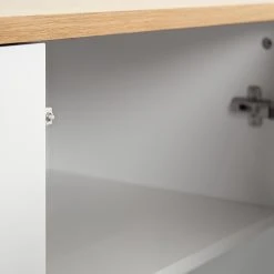 Temahome Sideboard Edge - Echtholzfurnier - / Weiß / Eiche -Wohnzimmermöbel boutique en ligne 1000366714 220906 050 DETAILS P000000001000366714