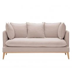 Mørteens Sofa Sulviken (3-Sitzer) Webstoff - Stoff Dona: Beige-Rosa -Wohnzimmermöbel boutique en ligne 2 sitzer sofa nelson beige rosa 3999540