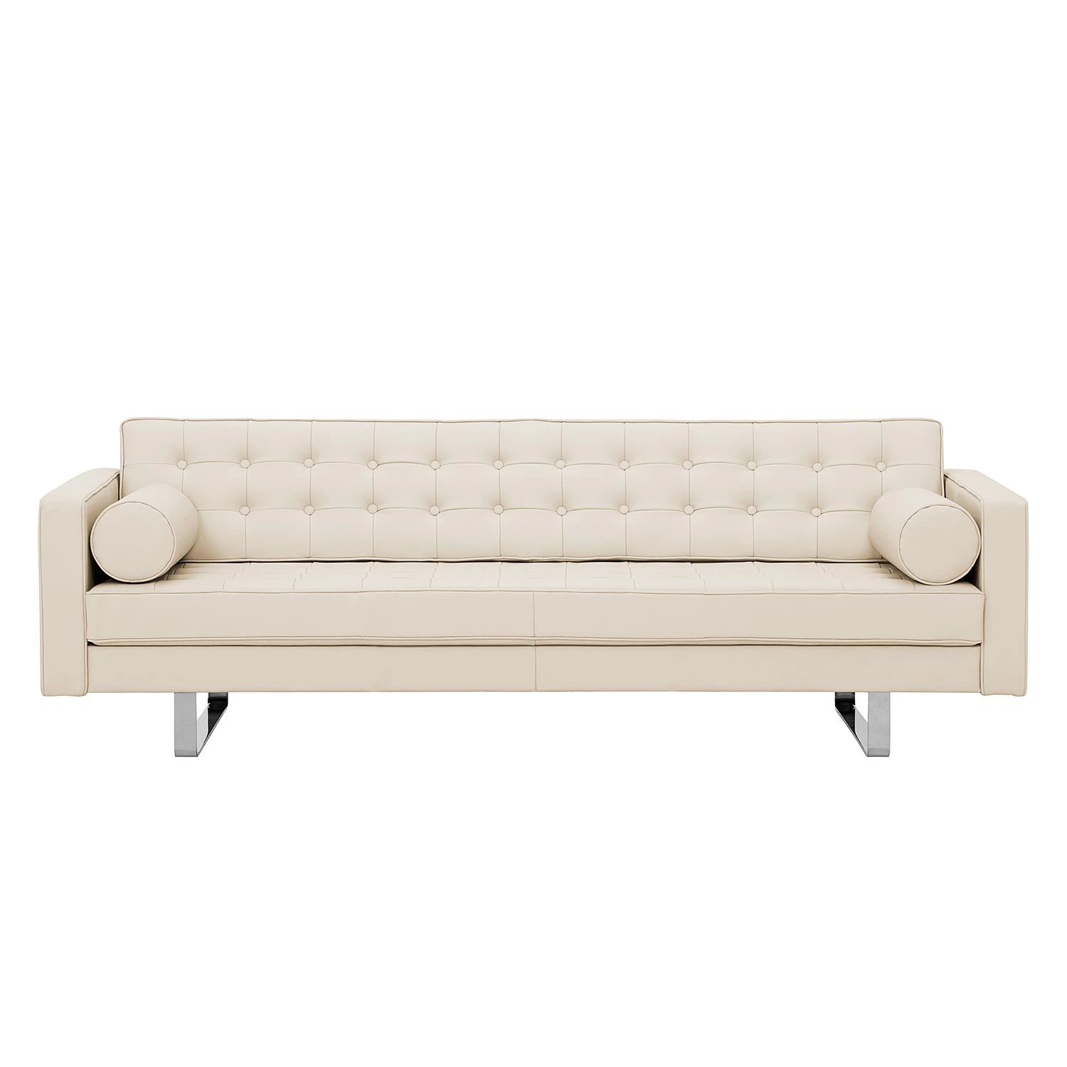 Fredriks Sofa Chelsea (3-Sitzer) Echtleder - Echtleder Gad: Creme - Kufen 2 Fredriks Sofa Chelsea (3-Sitzer) Echtleder - Echtleder Gad: Creme - Kufen – Bild 2
