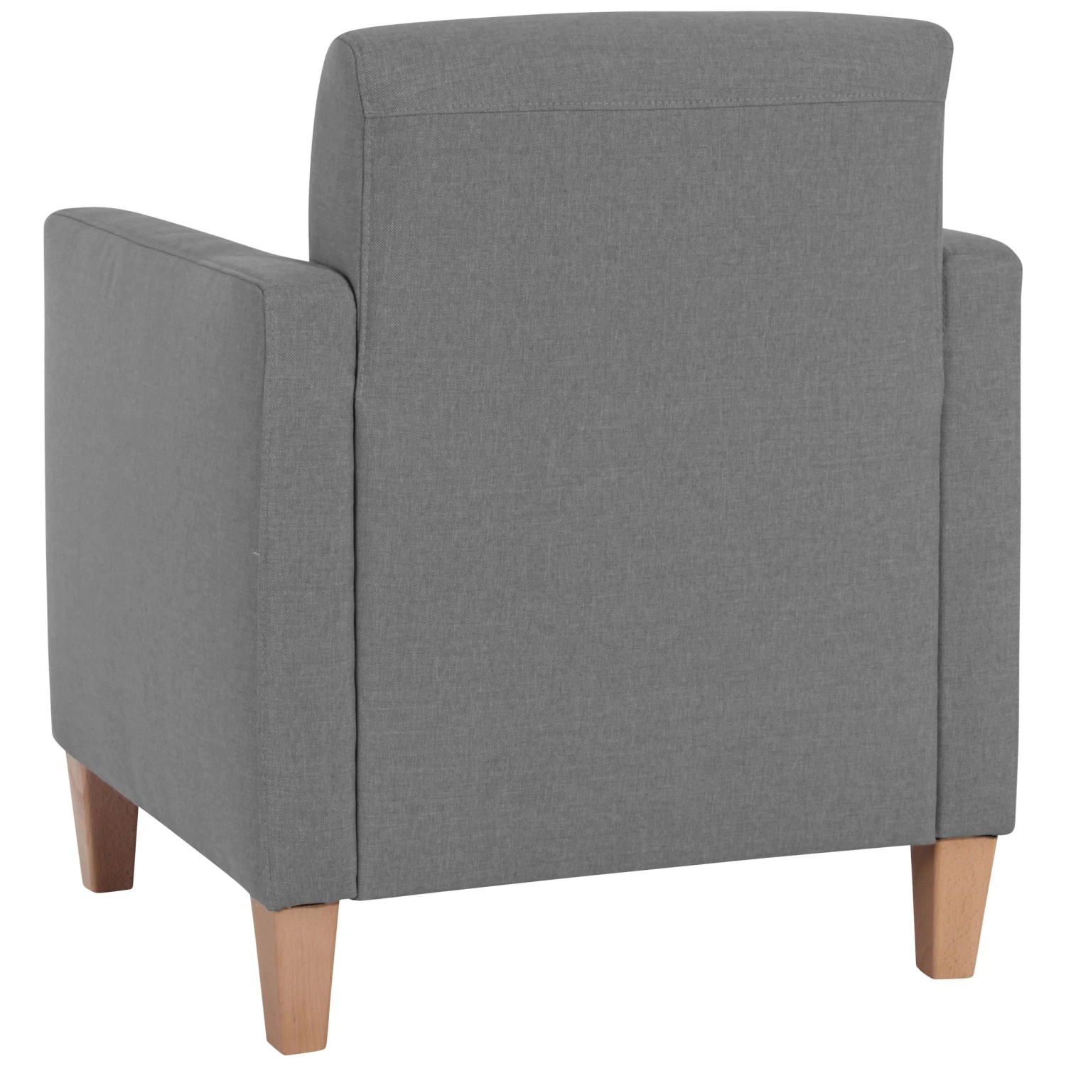 Max Winzer Sessel Pitera Leinenoptik - Grau 5 Max Winzer Sessel Pitera Leinenoptik - Grau – Bild 5
