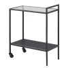 Mooved Servierwagen Enmore - Glas / Metall - Matt Schwarz