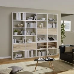 Fredriks Anbauregal Concept I - Hochglanz Weiß -Wohnzimmermöbel boutique en ligne anbauregal rodos i hochglanz weiss 1890562