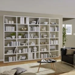 Fredriks Anbauregal Concept I - Hochglanz Weiß -Wohnzimmermöbel boutique en ligne anbauregal rodos i hochglanz weiss 1890590