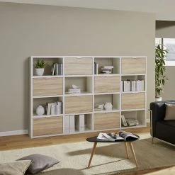 Fredriks Anbauregal Concept II - Hochglanz Weiß -Wohnzimmermöbel boutique en ligne anbauregal rodos ii hochglanz weiss 1890658