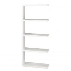 Fredriks Anbauregal Concept II - Hochglanz Weiß