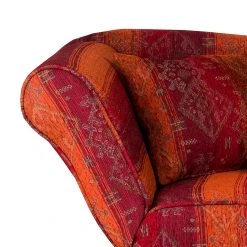 Maison Belfort Recamiere Adelaide (mit Schlaffunktion) - Webstoff Rot - Armlehne davorstehend links -Wohnzimmermöbel boutique en ligne artex recamire 2013 12 03 1 313811